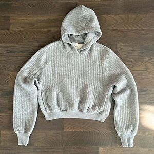 Offline by Aerie Heather Gray Hoodie